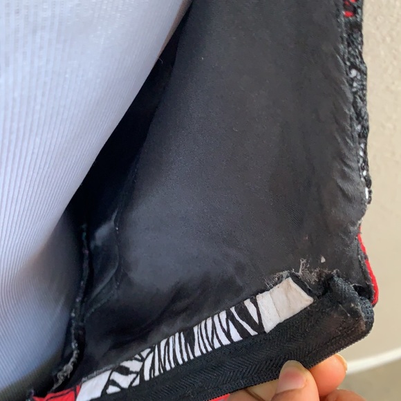 Ankara and Lace Maxi Dress - Picture 9 of 9